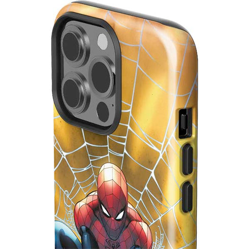 Marvel Spiderman Web Shooting iPhone 15 Pro Impact Case