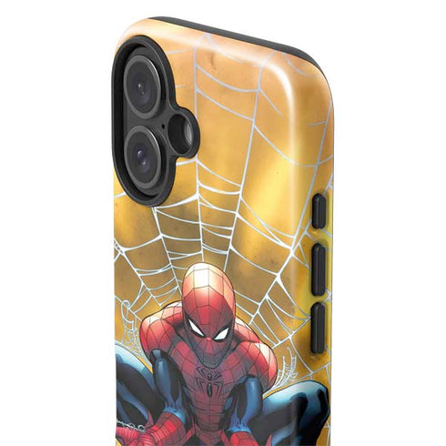 Marvel Spiderman Web Shooting iPhone 16 Impact Case