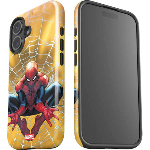 Marvel Spiderman Web Shooting iPhone 16 Impact Case
