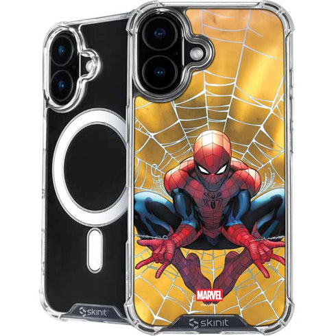 Marvel Spiderman Web Shooting iPhone 16 Plus MagSafe Case