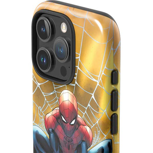 Marvel Spiderman Web Shooting iPhone 16 Pro Impact Case