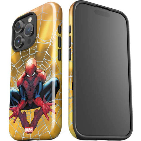 Marvel Spiderman Web Shooting iPhone 16 Pro Impact Case