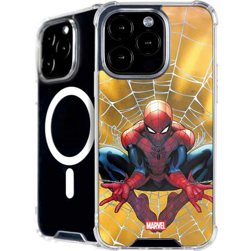 Marvel Spiderman Web Shooting iPhone 16 Pro Max MagSafe Case