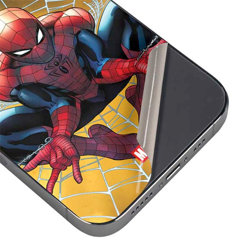 Marvel Spiderman Web Shooting iPhone 16 Pro Skin