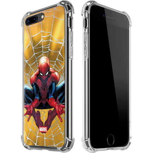 Marvel Spiderman Web Shooting iPhone 7/8 Plus Clear Case