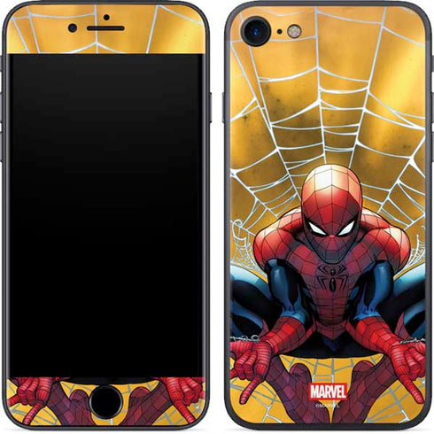 Marvel Spiderman Web Shooting iPhone 7 Skin