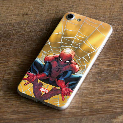 Marvel Spiderman Web Shooting iPhone 7 Skin