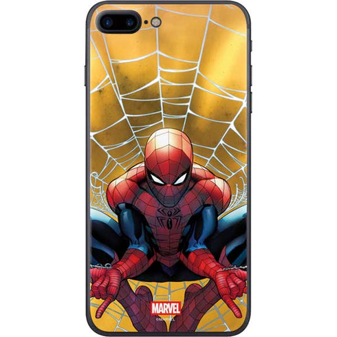 Marvel Spiderman Web Shooting iPhone 8 Plus Skin