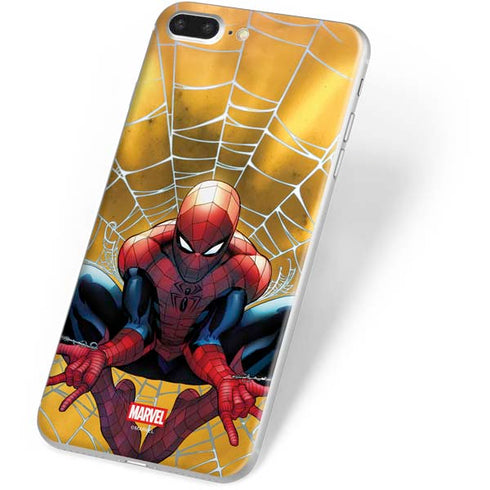 Marvel Spiderman Web Shooting iPhone 8 Plus Skin