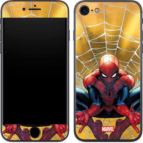 Marvel Spiderman Web Shooting iPhone 8 Skin