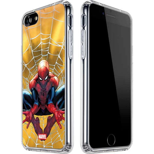 Marvel Spiderman Web Shooting iPhone SE (2nd & 3rd Gen) Clear Case