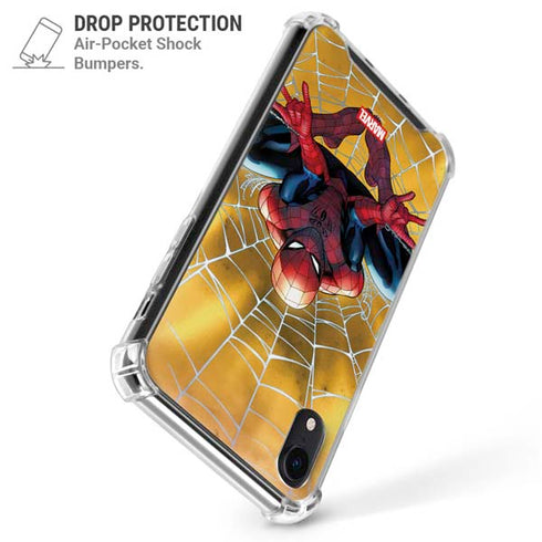 Marvel Spiderman Web Shooting iPhone XR Clear Case