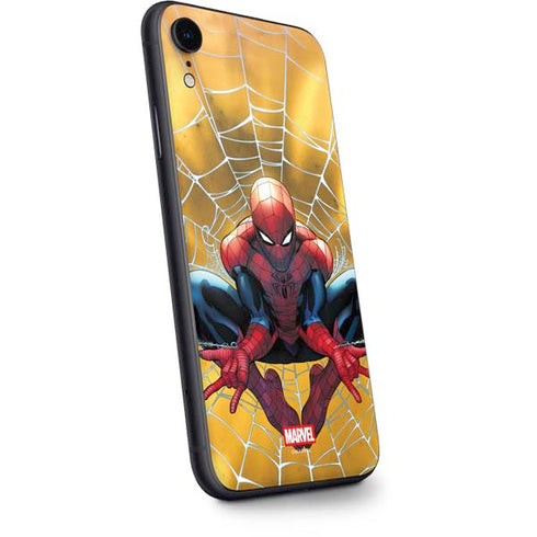 Marvel Spiderman Web Shooting iPhone XR Skin