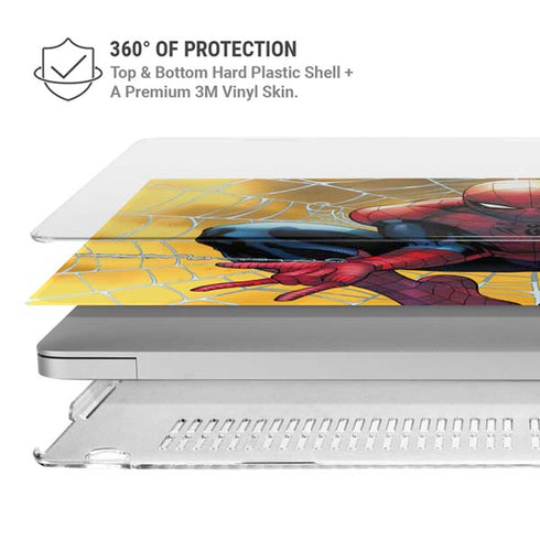 Marvel Spiderman Web Shooting MacBook Air 13in (2020) Case plus Skin