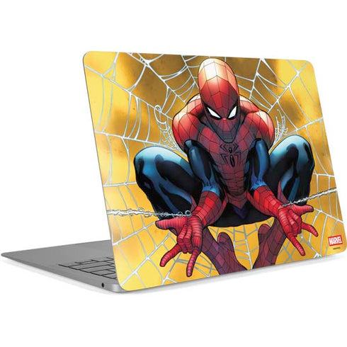 Marvel Spiderman Web Shooting Apple MacBook Air Skin