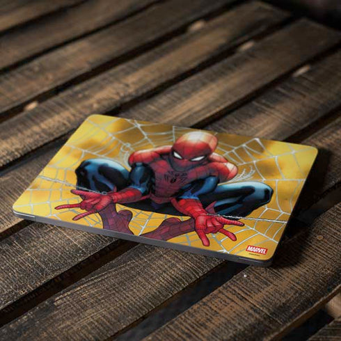 Marvel Spiderman Web Shooting Apple MacBook Air Skin