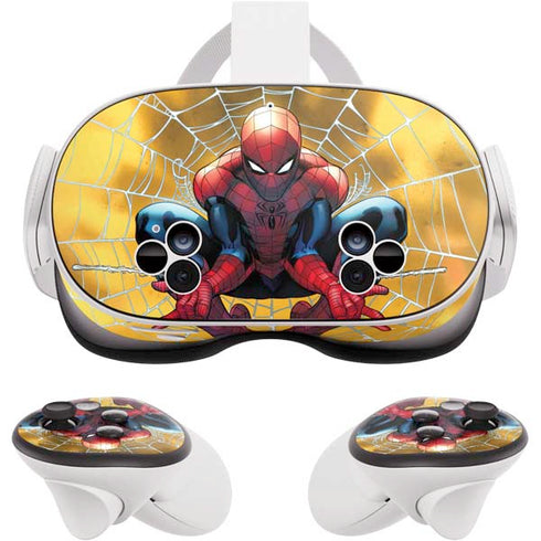 Marvel Spiderman Web Shooting Meta Quest 3S Skin