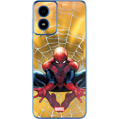 Marvel Spiderman Web Shooting Moto G Play 4G (2024) Skin