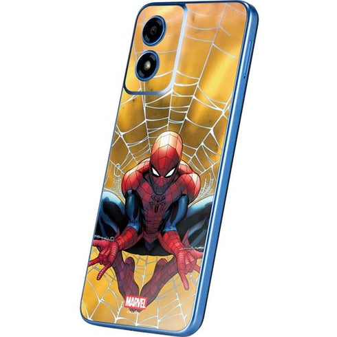 Marvel Spiderman Web Shooting Moto G Play 4G (2024) Skin