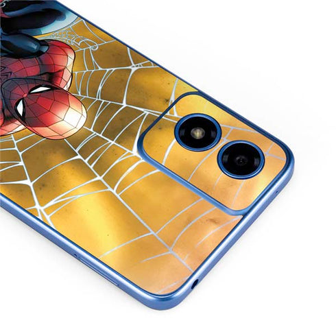 Marvel Spiderman Web Shooting Moto G Play 4G (2024) Skin