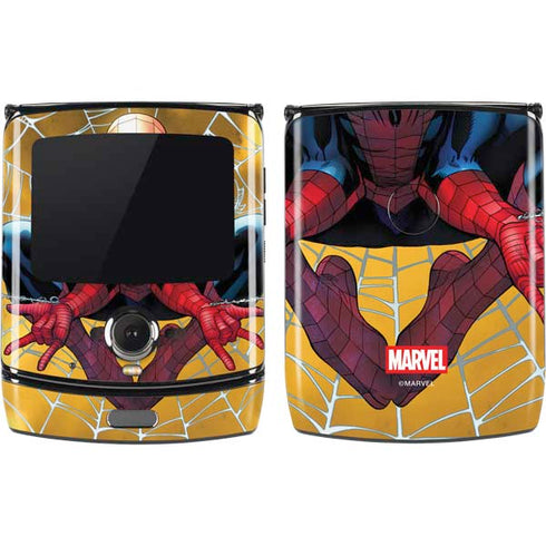 Marvel Spiderman Web Shooting Motorola RAZR Skin