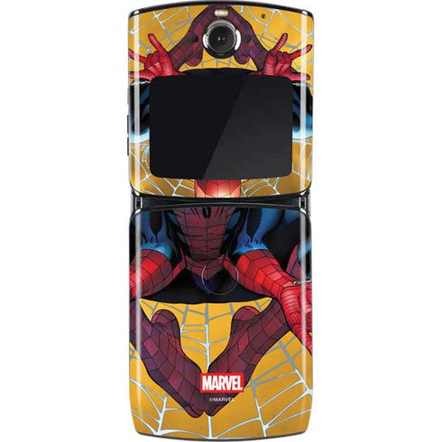 Marvel Spiderman Web Shooting Motorola RAZR Skin