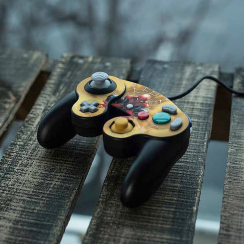 Marvel Spiderman Web Shooting Nintendo GameCube Controller Skin