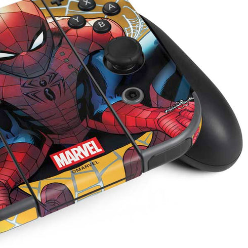 Marvel Spiderman Web Shooting Nintendo Switch (2017-2021) Joy-Con Controller Skin