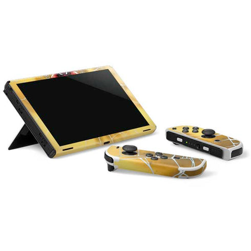 Marvel Spiderman Web Shooting Nintendo Switch OLED (2021) Skin