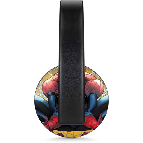 Marvel Spiderman Web Shooting PlayStation 4 Gold Wireless Headset Skin