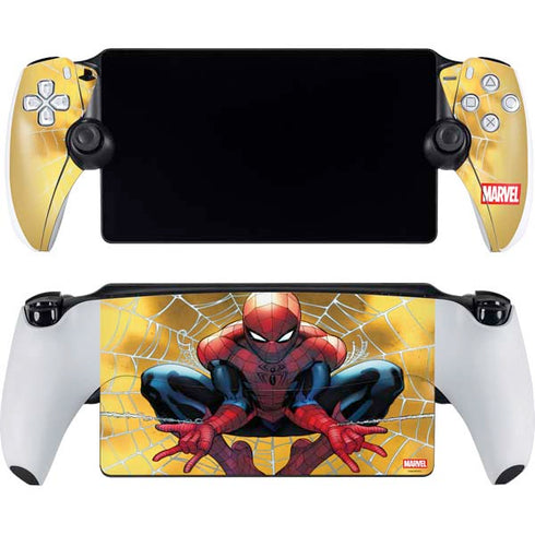 Marvel Spiderman Web Shooting PlayStation Portal Remote Player Skin