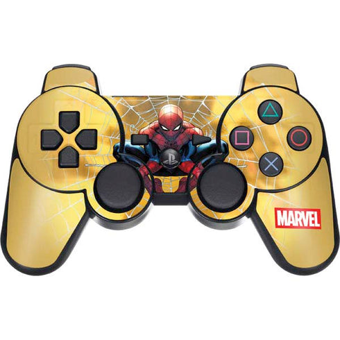 Marvel Spiderman Web Shooting PS3 Dual Shock wireless controller Skin