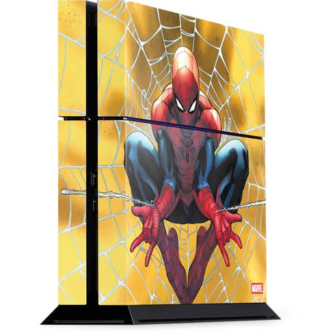 Marvel Spiderman Web Shooting PS4 Console Skin