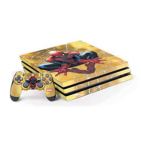 Marvel Spiderman Web Shooting PS4 Pro Bundle Skin