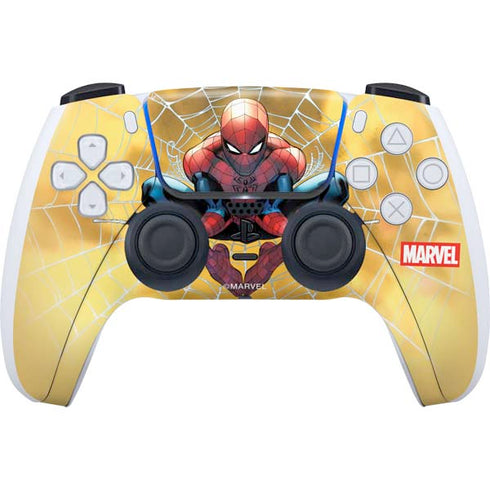Marvel Spiderman Web Shooting PS5 Controller Skin
