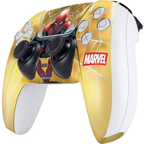 Marvel Spiderman Web Shooting PS5 Controller Skin