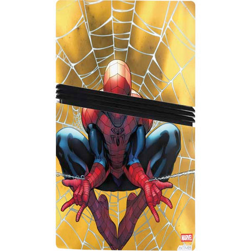 Marvel Spiderman Web Shooting PS5 Pro Console Skin