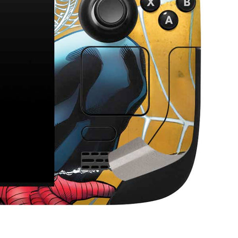 Marvel Spiderman Web Shooting Steam Deck Handheld Gaming Computer Skin