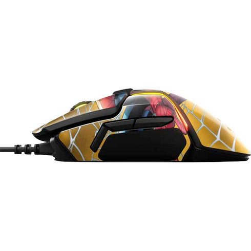 Marvel Spiderman Web Shooting SteelSeries Rival 600 Gaming Mouse Skin
