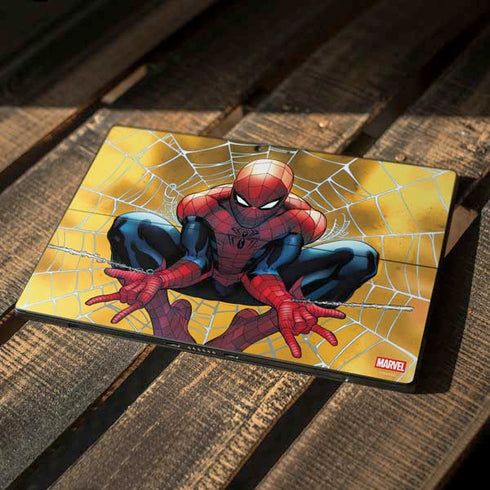 Marvel Spiderman Web Shooting Surface Pro 7 Skin