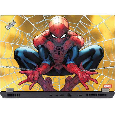 Marvel Spiderman Web Shooting Lenovo ThinkPad Skin