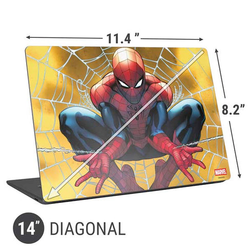 Marvel Spiderman Web Shooting Universal Laptop 14in (11.4 x 8.2in) Skin