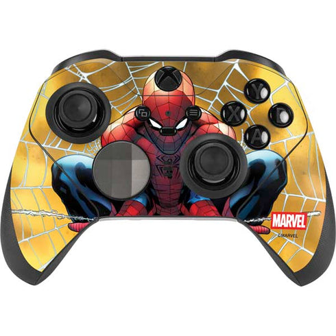 Marvel Spiderman Web Shooting Xbox Elite Wireless Controller Series 2 Skin