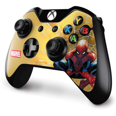 Marvel Spiderman Web Shooting Xbox One Controller Skin
