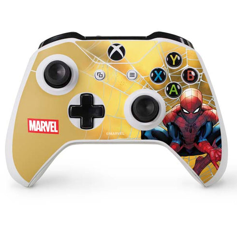 Marvel Spiderman Web Shooting Xbox One S Console and Controller Bundle Skin