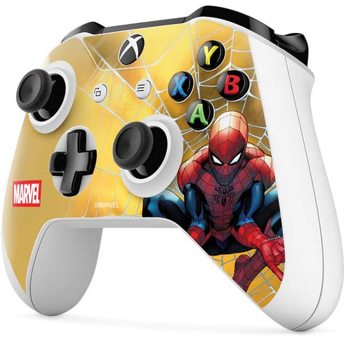 Marvel Spiderman Web Shooting Xbox One S Controller Skin