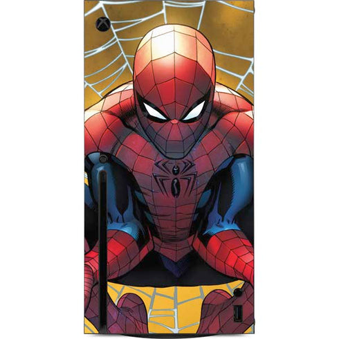 Marvel Spiderman Web Shooting Xbox Series X Console Skin