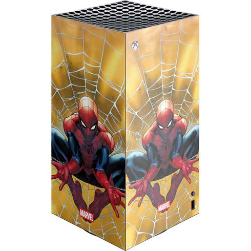 Marvel Spiderman Web Shooting XBox Series X Digital Edition Console Skin