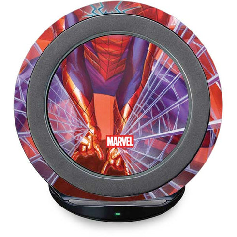 Marvel Spiderman Web Slinger Fast Charge Wireless Charging Stand Skin