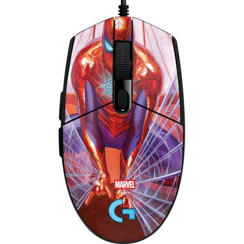 Marvel Spiderman Web Slinger G203 Prodigy RGB Wired Gaming Mouse Skin